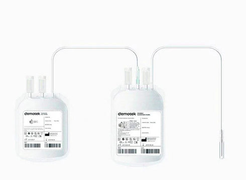 Punga dubla de sange CPDA-1, cu ac 16G, 450 ml