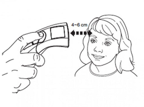 Termometru non-contact cu infrarosu ADC ADTEMP 429 temperatura