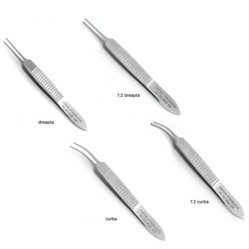 Pensa pentru iris Graefe, dreapta / curba, 7 cm