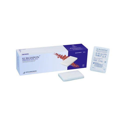 Burete hemostatic SURGISPON, 8 x 5 x 1 cm, 10 buc.
