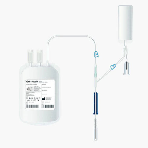 Punga recoltare pentru sange CPDA-1, 150 ml, cu ac 16G si accesorii, 5 buc.