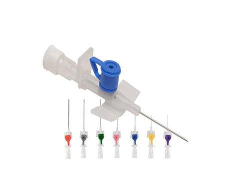 Branule Demotek 22G, albastru, cutie x 100 buc.