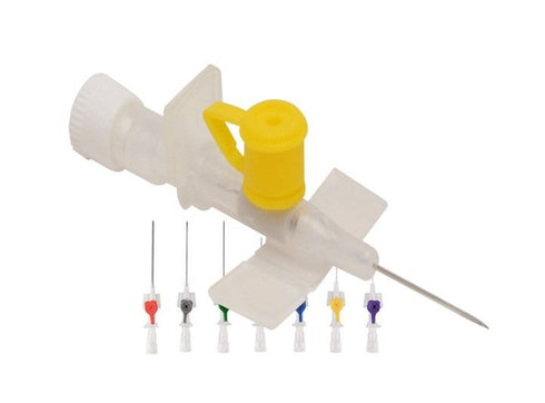 Branule Demotek 24G, galben, cutie x 100 buc.