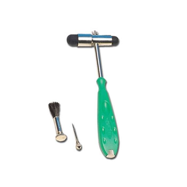 Ciocan reflexe Buck, cu ac si periuta, verde - Alexa Medical