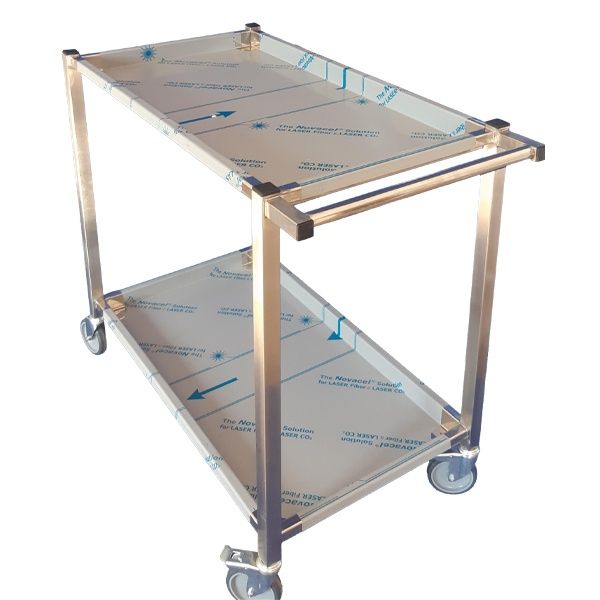 Carucior inox transport materiale sanitare/alimente | Alexa Medical