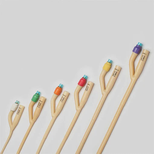 Sonda Foley cu doua cai, cu valva de plastic și balon, sterila, CH6-CH30