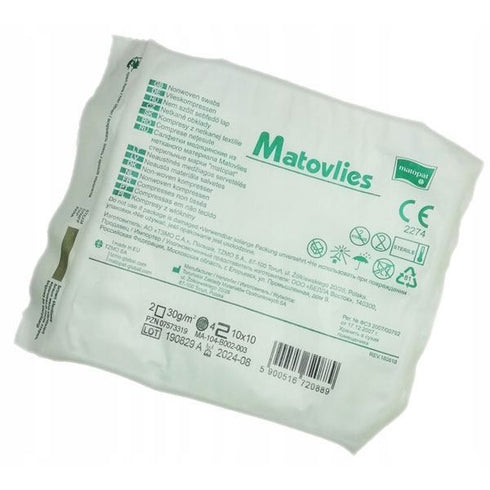 Comprese sterile din netesut MATOVLIES, 5 sau 10 buc.