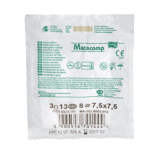 Comprese sterile tifon Matocomp | Alexa Medical