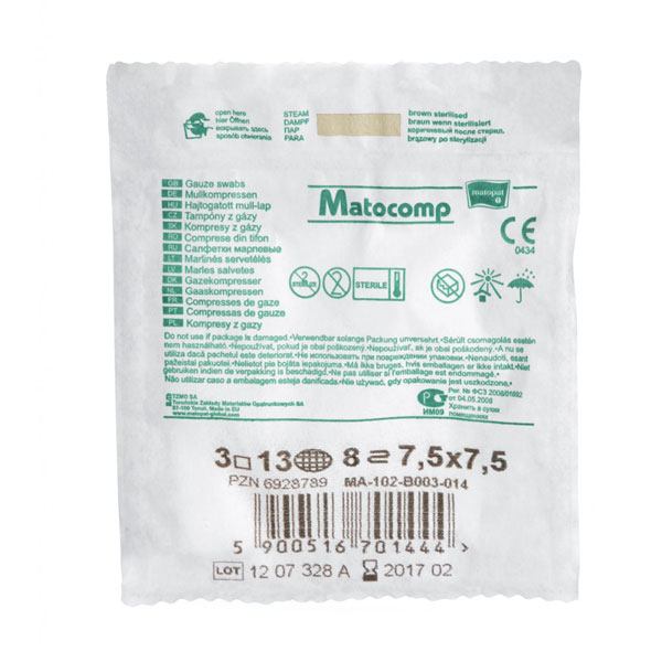 Comprese sterile tifon Matocomp | Alexa Medical