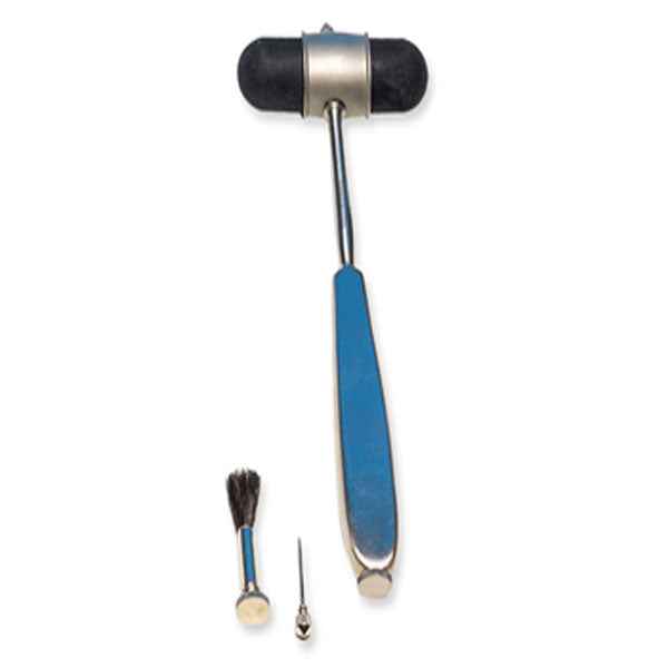 Ciocan reflexe Dejerine, cu ac si periuta, albastru - Alexa Medical