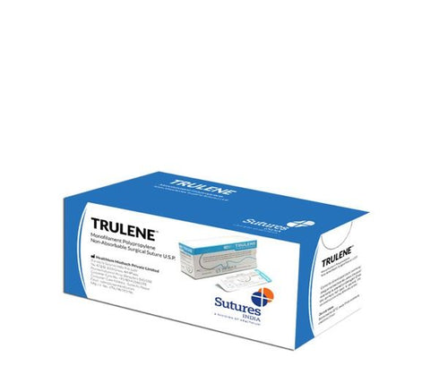 Fire sutura neresorbabile Polipropilena TRULENE cu ac, 12 buc.