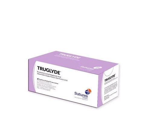 Fire sutura resorbabile Acid Poliglicolic TRUGLYDE cu ac, 12 buc.