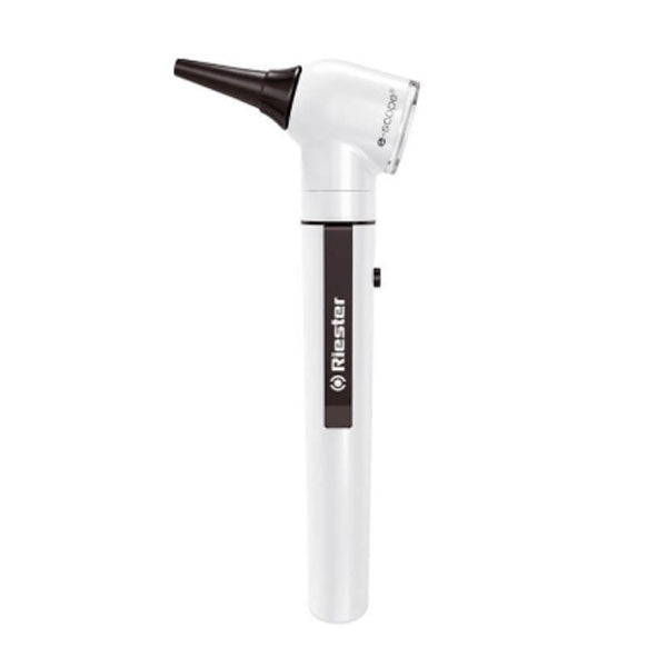 Otoscop Riester, iluminare fibra optica, E-Scope, 2.5 V, bec xenon - Alexa Medical