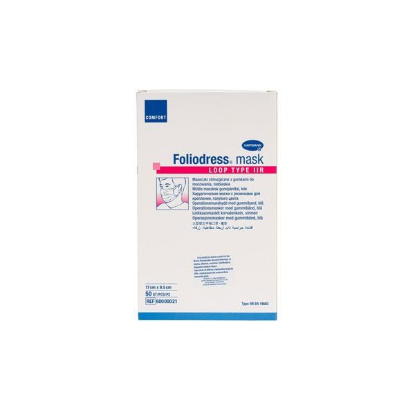 Masca chirurgicala Foliodress Mask Loop Type IIR, 50 buc.