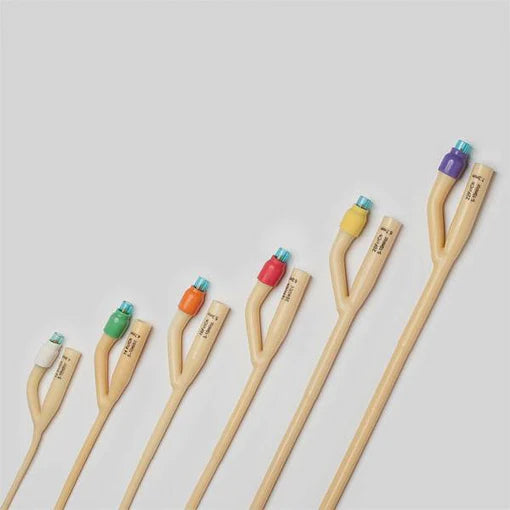 Sonda Foley cu doua cai, cu valva de cauciuc și balon, sterila, CH6-CH26