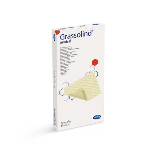 Pansamente impregnate cu unguent neutru si parafina GRASSOLIND 10 x 20 cm | Alexa Medical
