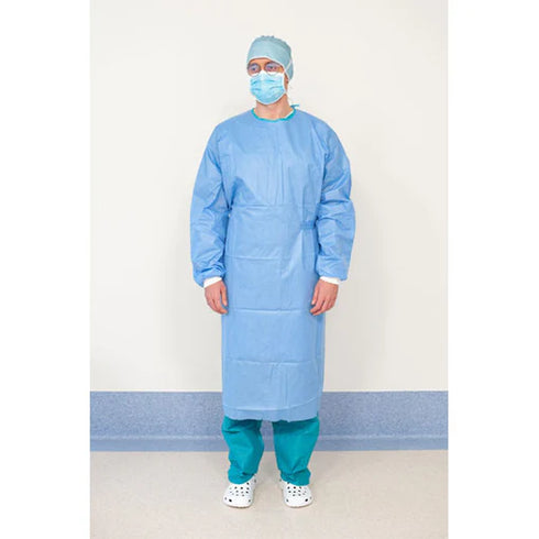 Halat chirurgical STANDARD, steril, cu 2 prosoape absorbante, ALPHAtex