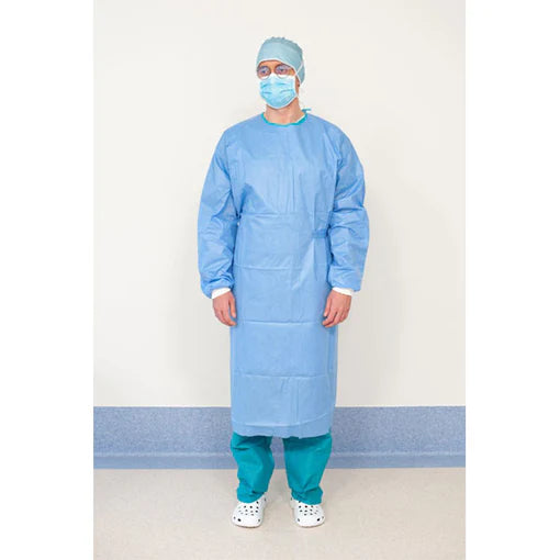 Halat chirurgical STANDARD, steril, cu 2 prosoape absorbante, ALPHAtex