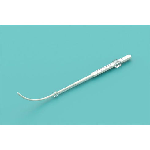 Histerometru curb, gradat