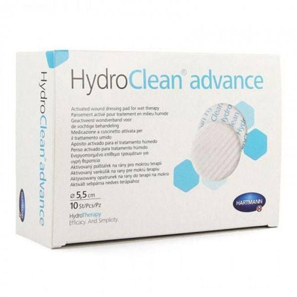 Pansament interactiv Hydroclean Advance, rotund, 5.5 cm, 10 buc.