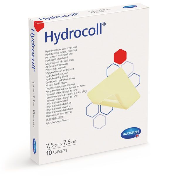Pansament cu hidrocoloid HYDROCOLL 7,5 X 7,5 cm, 10 buc.