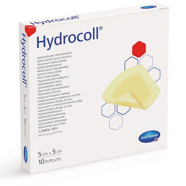 Pansament cu hidrocoloid HYDROCOLL 5 x 5 cm, 10 buc.