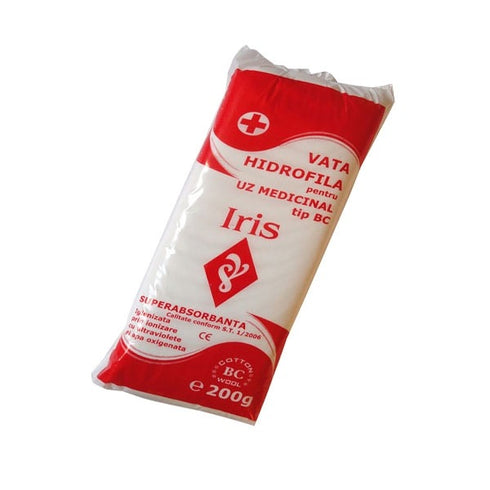 Vata hidrofila 200g | Alexa Medical