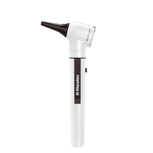 Otoscop Riester, iluminare fibra optica, E-Scope, 3.7 V, LED - Alexa Medical