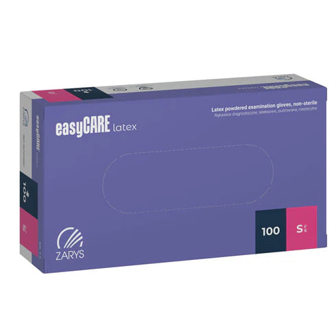 Manusi examinare latex pudrate easyCARE, 100 buc.
