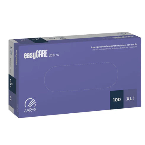 Manusi examinare latex pudrate easyCARE, 100 buc.