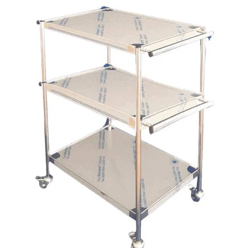 Masa tratament inox cu manere orizontale si 3 blaturi