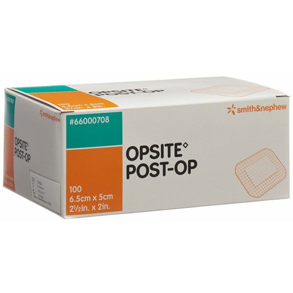 Pansament steril postoperator OPSITE Post-Op, 6,5 cm x 5 cm, 100 buc.