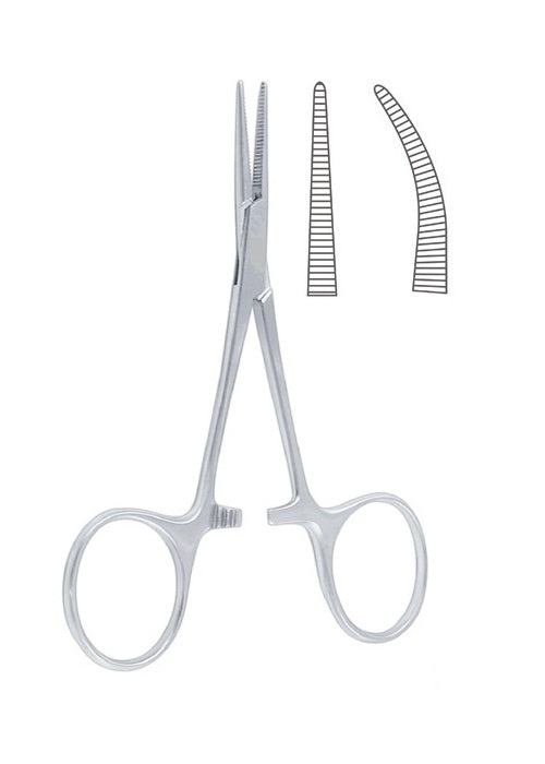 Pensa hemostatica Hartmann dreapta/curba