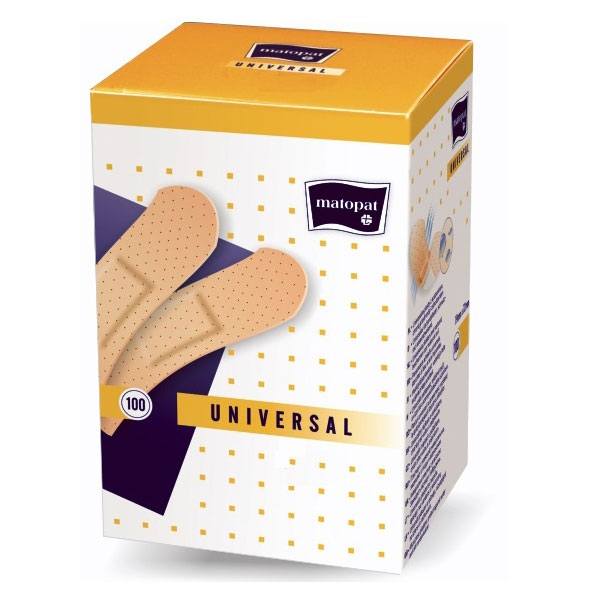 Plasturi dreptunghiulari universali Matopat - AlexaMedical