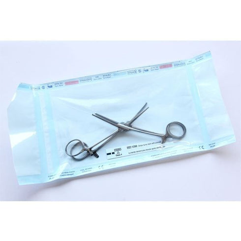 Pungi sterilizare autoadezive pentru autoclav, 190 mm x 400 mm, 100 buc.