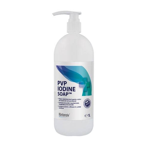 Sapun igienic si chirurgical, Klintensiv PVP Iodine 7.5%, 1 litru