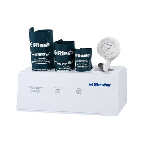 Tensiometru mecanic Riester fara stetoscop E-mega cu 3 mansete RIE1372 | Alexa Medical