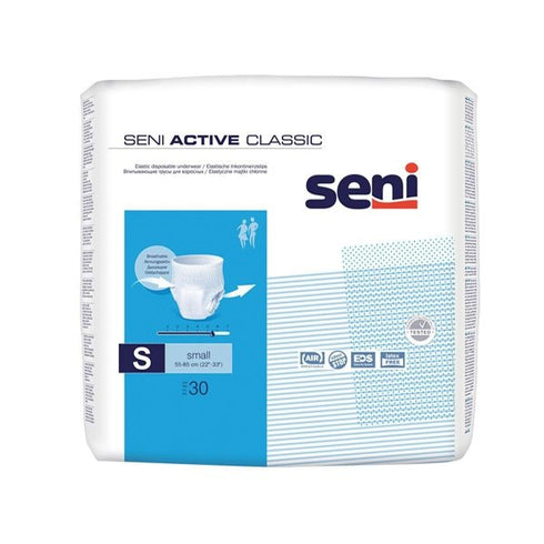 Scutece chilot SENI ACTIVE Classic Small, 5.5 picaturi, 30 buc | Alexa Medical