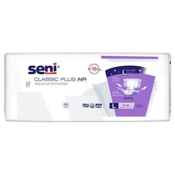 Scutece pentru adulti Super Seni Plus L ( large ) 30 bucati - Alexa Medical