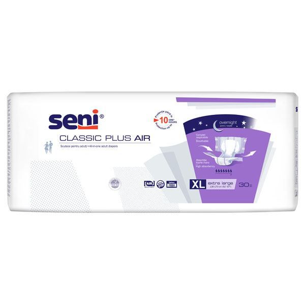 Scutece pentru adulti Super Seni Plus XL ( large ) 30 bucati - Alexa Medical
