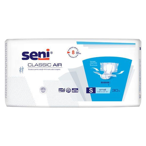 Scutece adulti SENI CLASSIC AIR Small, 6 picaturi, 30 buc.