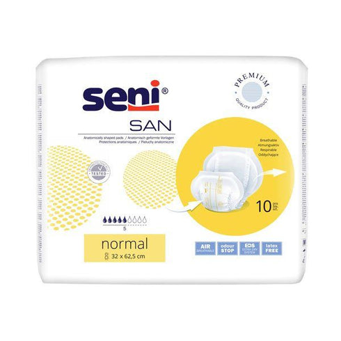 Absorbant urologic Seni San Normal, 5 picaturi, 10 bucati