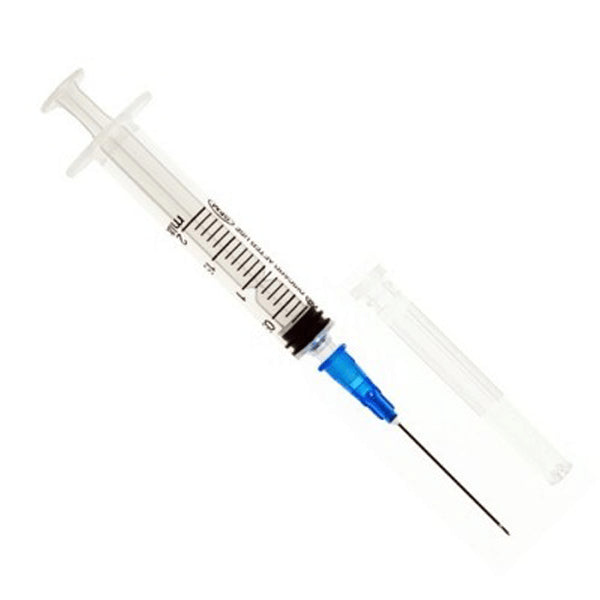 Seringi 2.5 ml Biosafe, cu ac luer lock,100 buc.