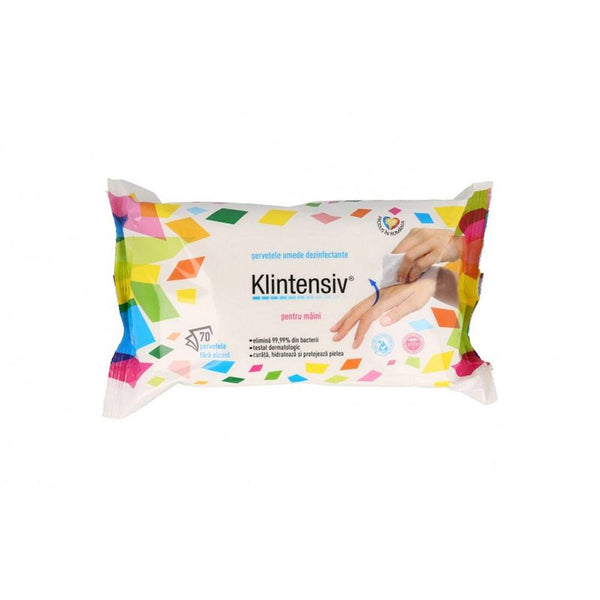 Servetele dezinfectante maini Klintensiv | alexa-medical.ro