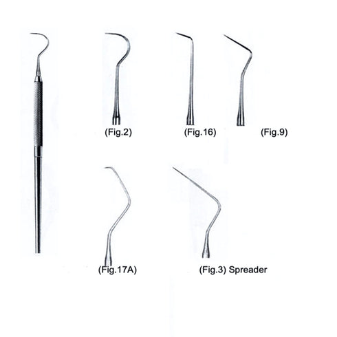 Sonda dentara, diverse modele