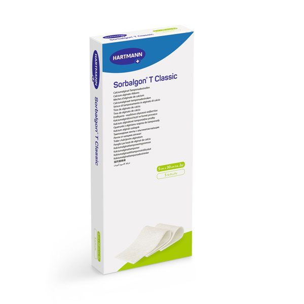 Pansament din alginat de calciu SORBALGON tip mesa, 2g / 30 cm, 5 buc | Alexa Medical