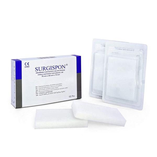 Burete hemostatic SURGISPON, 7 x 5 x 1 cm, 10 buc.